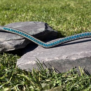 Aquamarine Brow Band Full "16" Brown