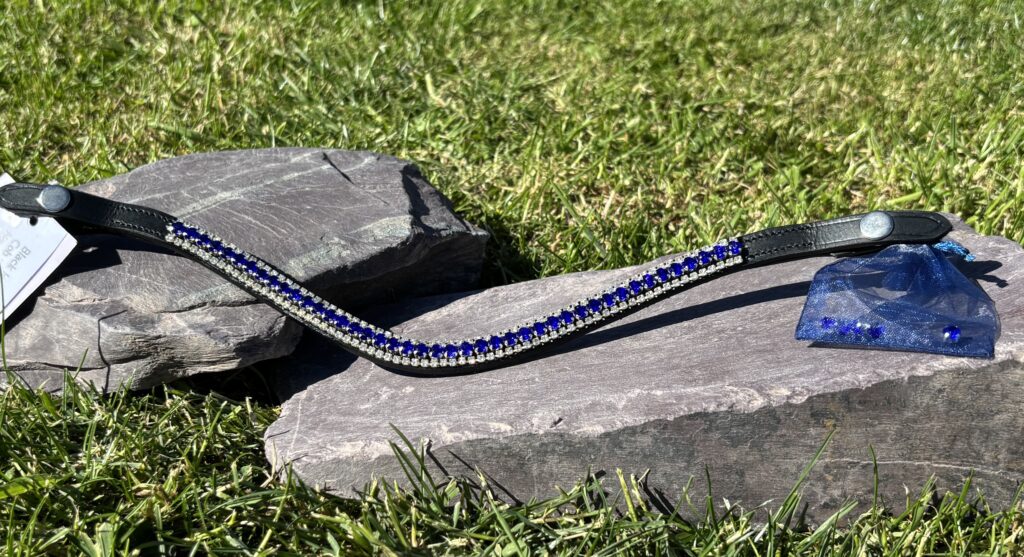 Navy Brow Band Cob "15"