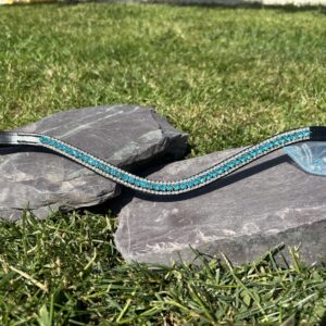 Aquamarine Brow Band Cob "15" Black
