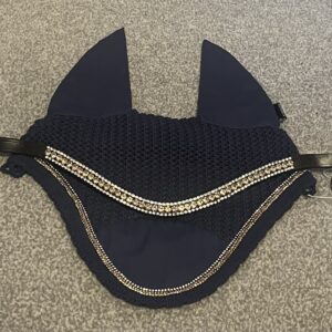 Matching ear bonnet and brow band set